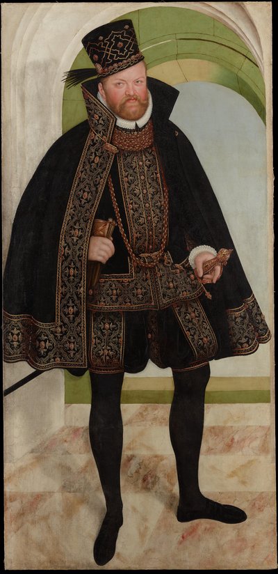 August, Kurfürst von Sachsen (1526-1586) von Lucas Cranach the Younger  